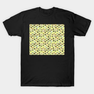 Pets pattern yellow T-Shirt